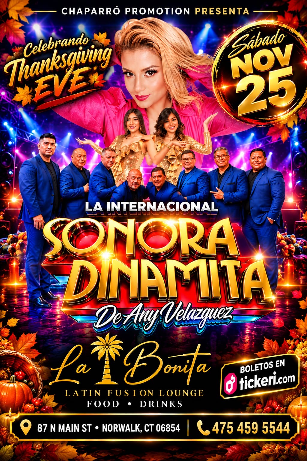 Buy tickets for Sonora Dinamita de Any Velázquez Sonora Dinamita de Any Velázquez