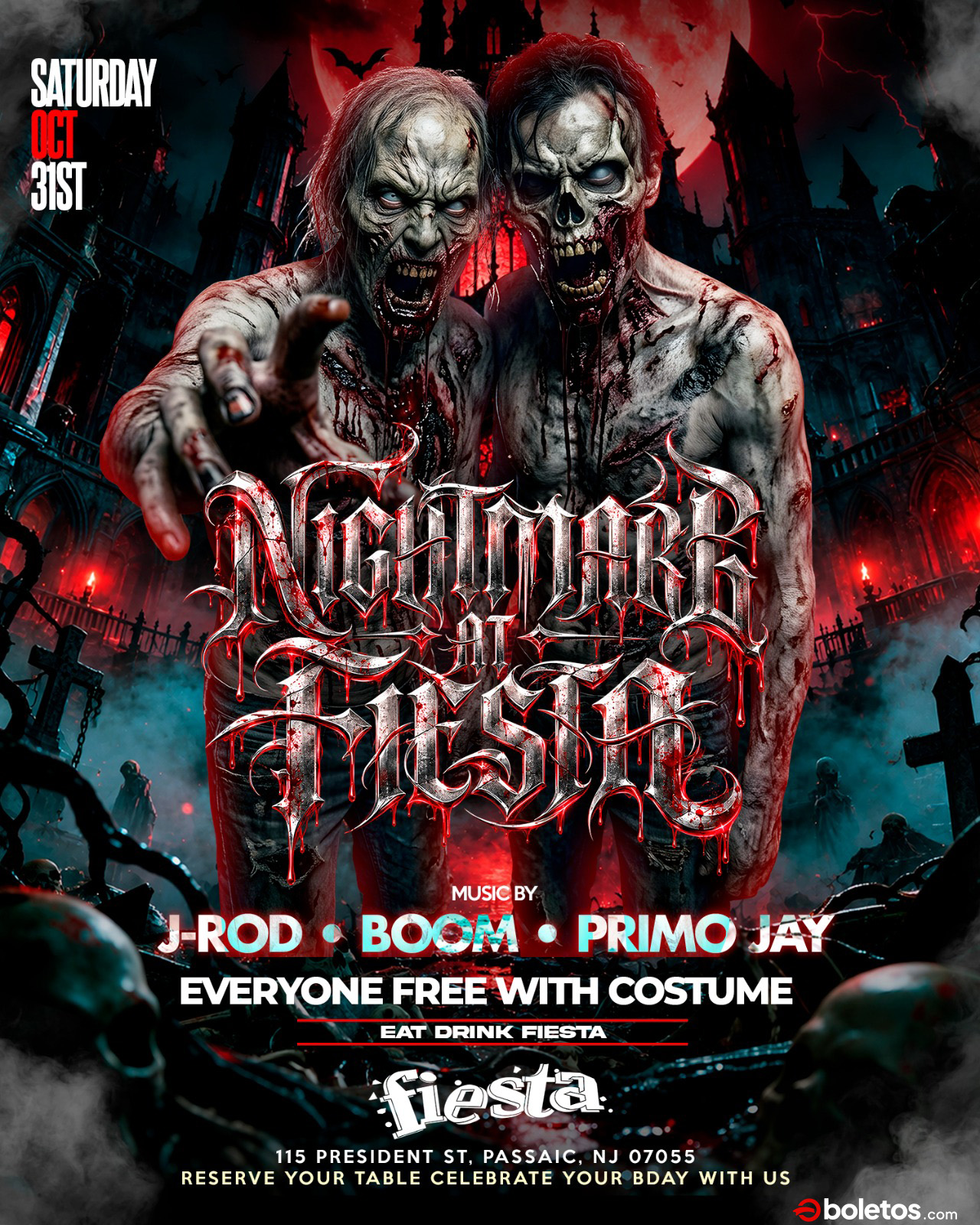 Buy tickets for NIGHTMARE AT FIESTA NIGHTMARE AT FIESTA