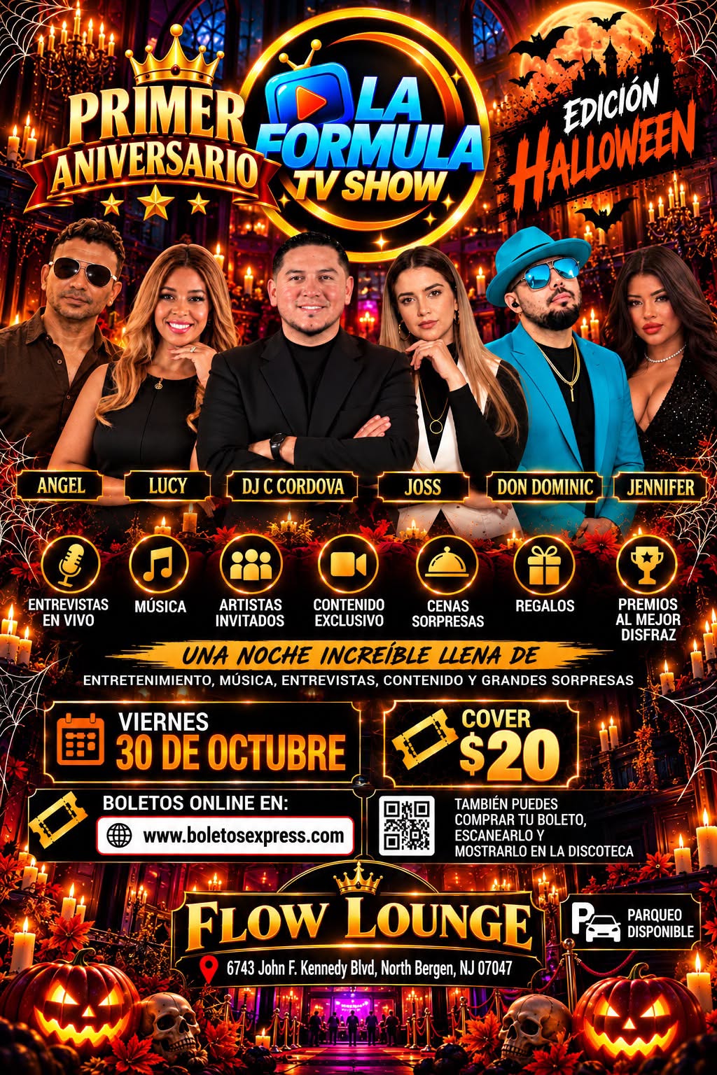 Buy tickets for PRIMER ANIVERSARIO - LA FORMULA TV SHOW PRIMER ANIVERSARIO - LA FORMULA TV SHOW
