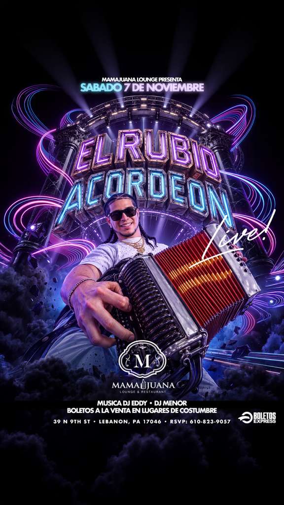 Buy tickets for EL RUBIO ACORDEON EL RUBIO ACORDEON