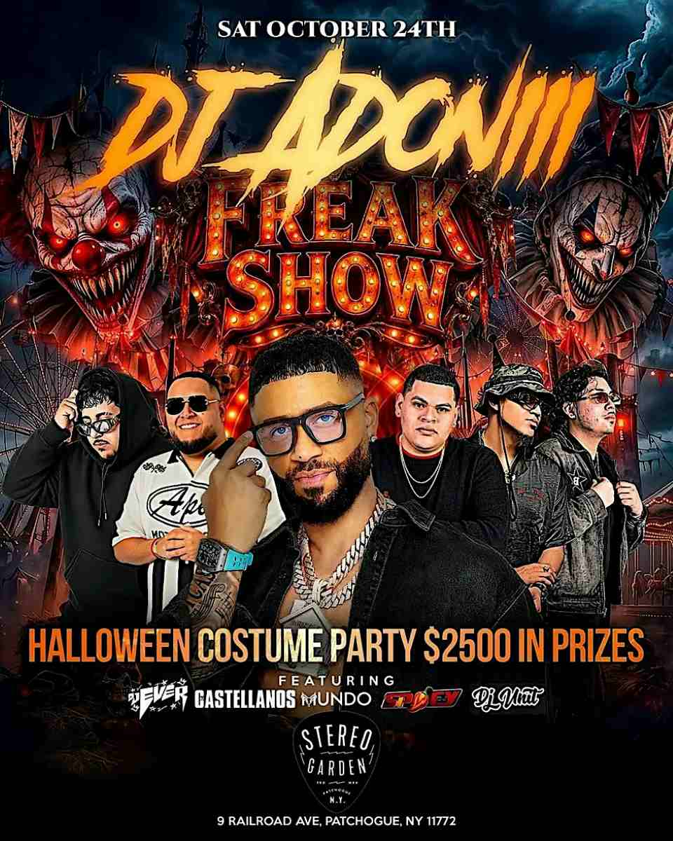 DJ Adoni Halloween Freak Show at Stereo Garden | NYC Halloween Party