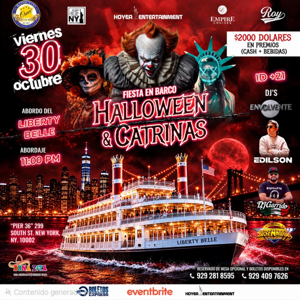 Buy tickets for Halloween & Catrinas Yacht party Halloween & Catrinas Yacht party