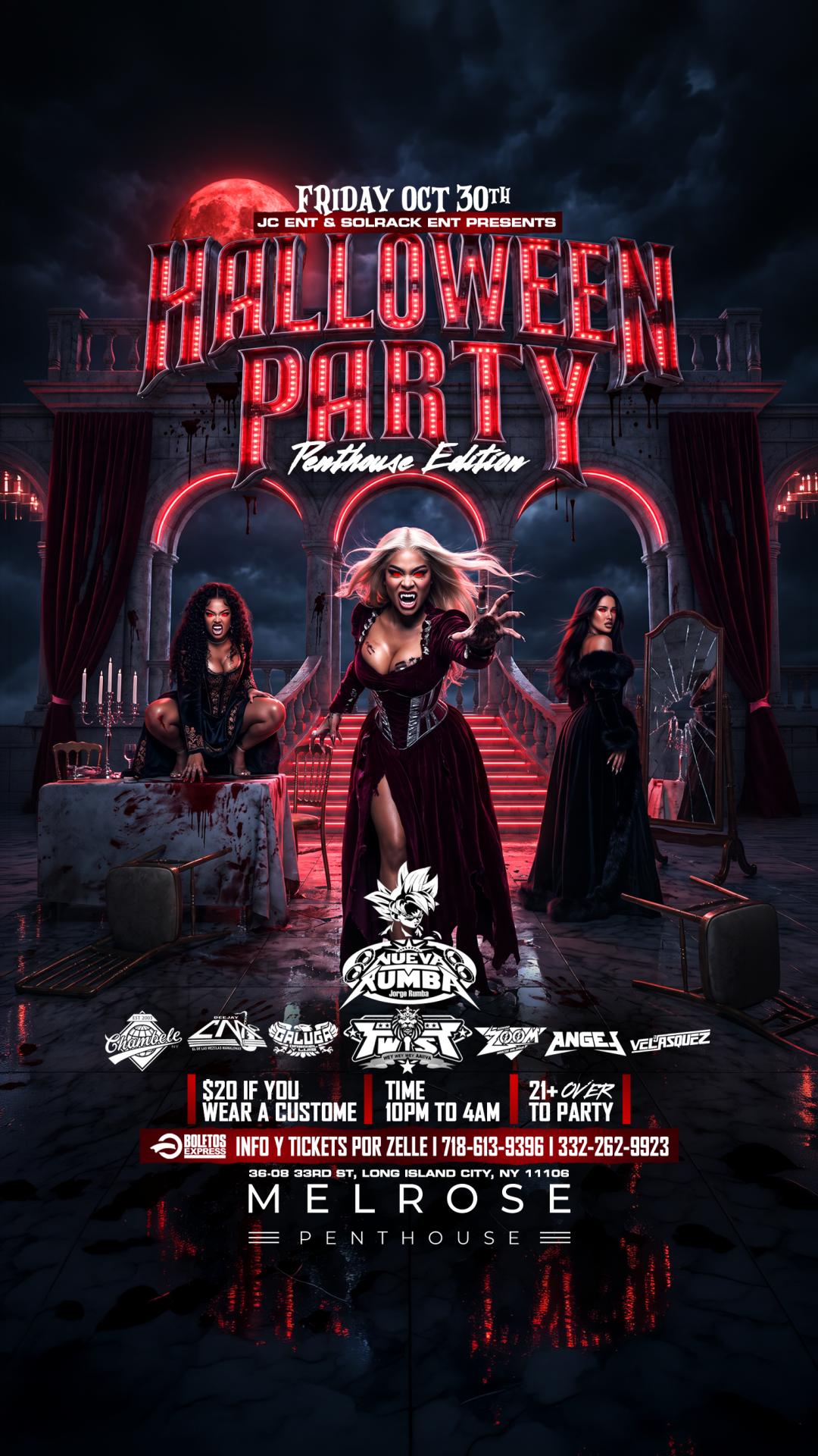 HALLOWEEN PARTY PENTHOUSE EDITION