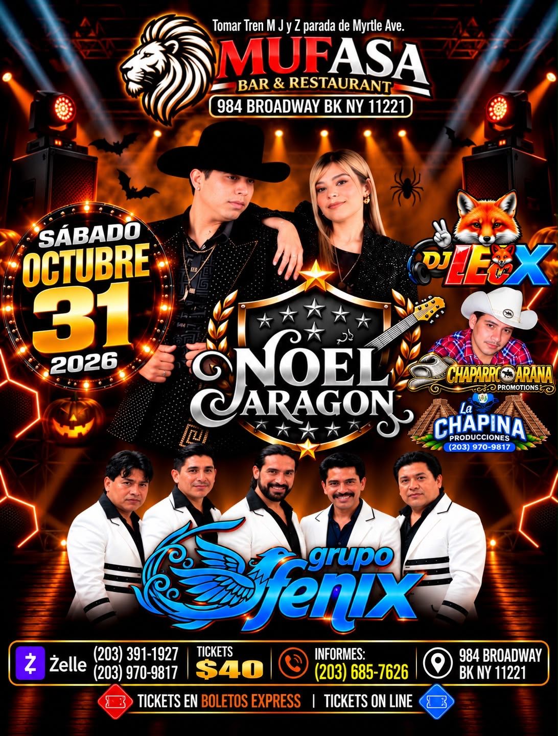 Buy tickets for NOEL ARAGON • GRUPO FENIX NOEL ARAGON • GRUPO FENIX