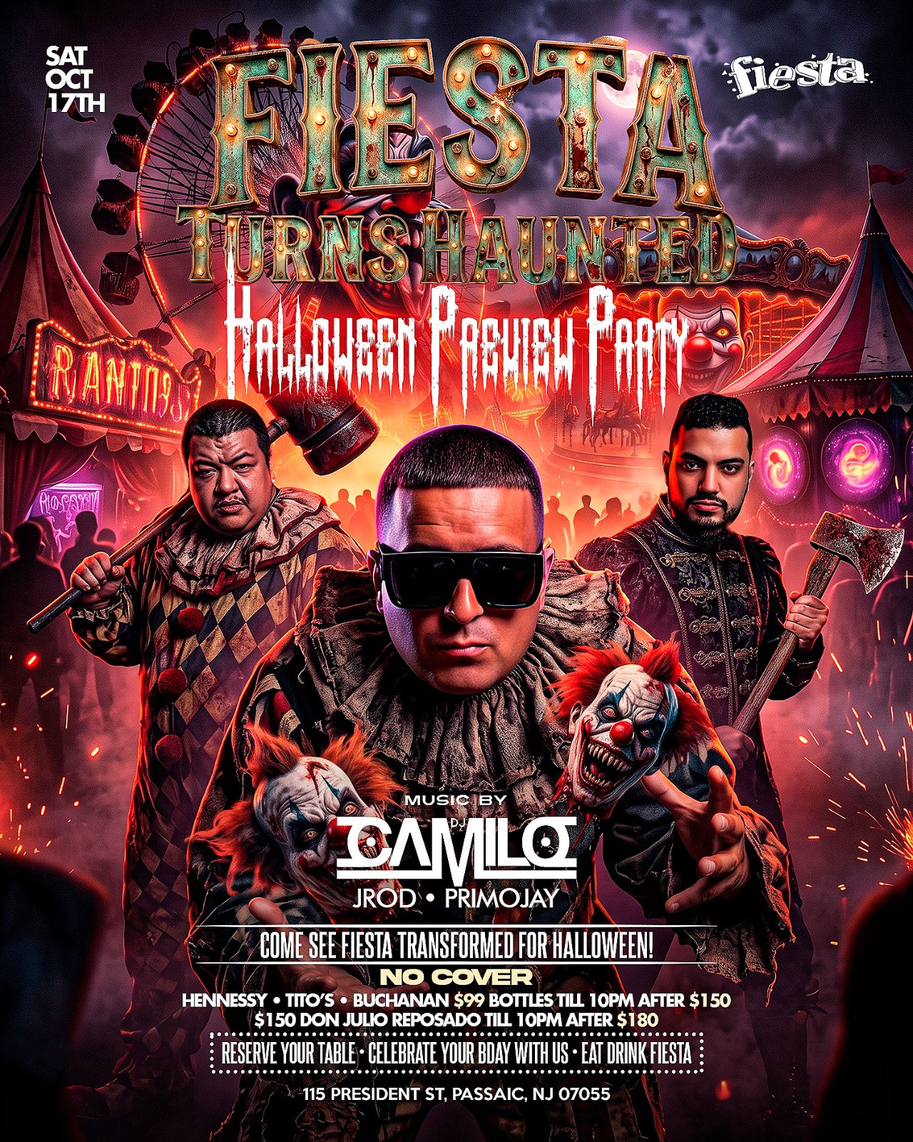 Buy tickets for FIESTA TURNSHAUNTED - HALLOWEEN PREVIEW PARTY FIESTA TURNSHAUNTED - HALLOWEEN PREVIEW PARTY