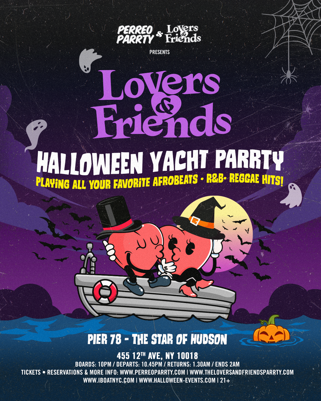 Buy tickets for Lovers & Friends Hip-Hop & R&B Halloween Boat Party NYC Lovers & Friends Hip-Hop & R&B Halloween Boat Party NYC
