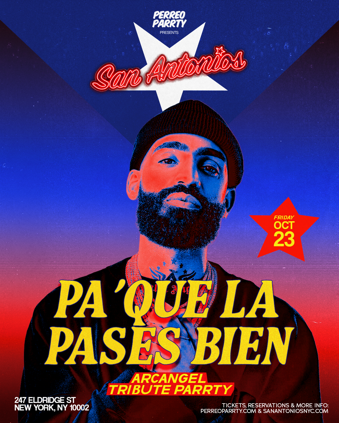 Buy tickets for LA QUE LA PASES BIEN Reggaeton Party @ San Antonios Cocktail Bar LA QUE LA PASES BIEN Reggaeton Party @ San Antonios Cocktail Bar