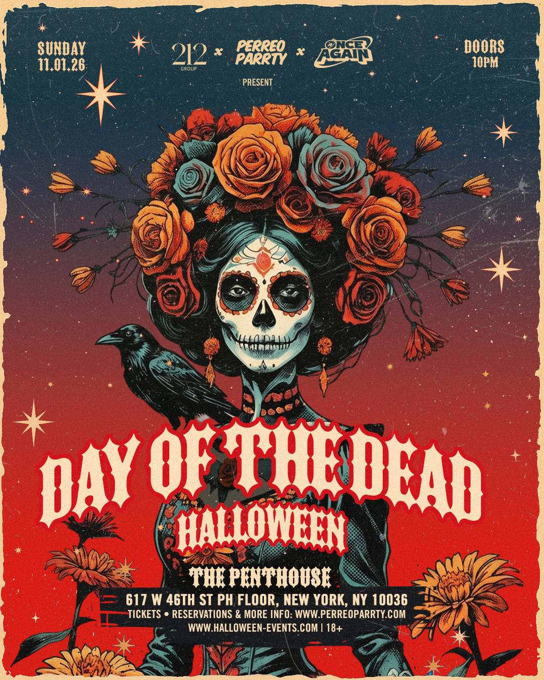 Buy tickets for Day Of The Dead: Halloween Dance Party | The Penthouse Day Of The Dead: Halloween Dance Party | The Penthouse