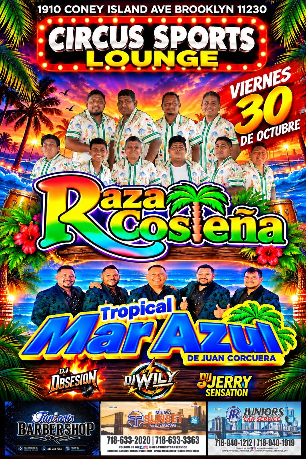 Buy tickets for RAZA COSTEÑA & CONJUNTO MAR AZUL RAZA COSTEÑA & CONJUNTO MAR AZUL