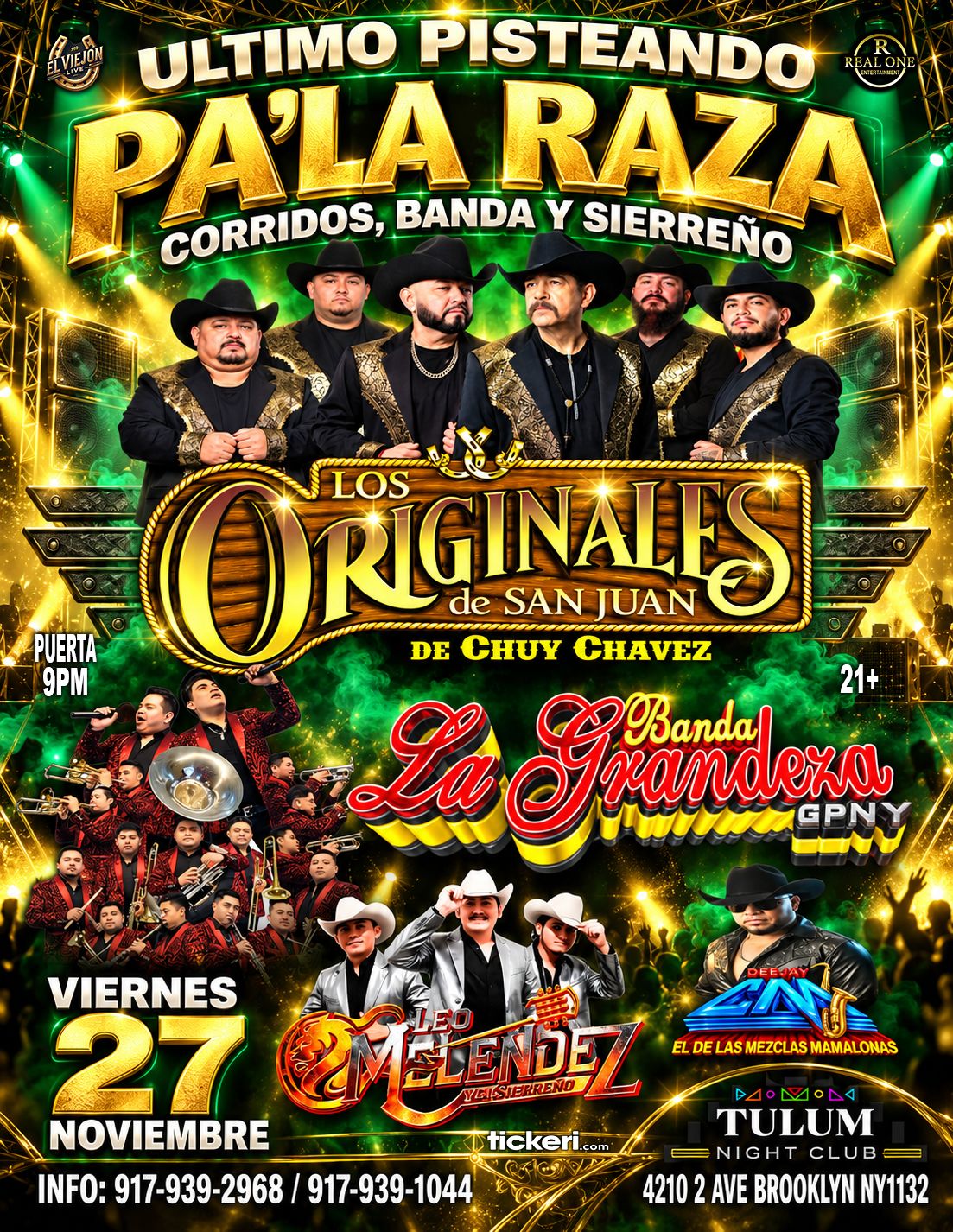 Buy tickets for LOS ORIGINALES DE SAN JUAN • BANDA LA GRANDEZA • LEO MELENDEZ LOS ORIGINALES DE SAN JUAN • BANDA LA GRANDEZA • LEO MELENDEZ