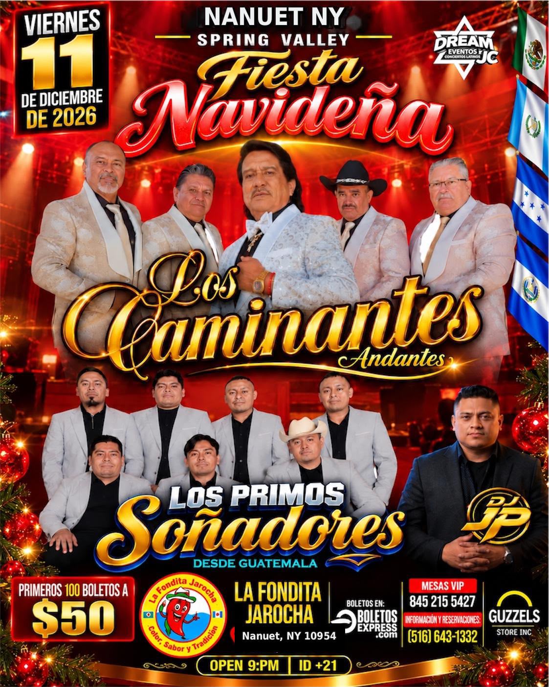 Buy tickets for Los Caminantes Andantes / Los Primos Soñadores / FIESTA NAVIDEÑA Los Caminantes Andantes / Los Primos Soñadores / FIESTA NAVIDEÑA